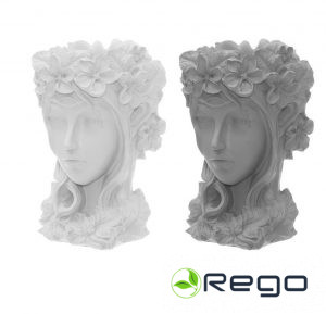 4Living puķu pods Lady with flower wreath 33cm