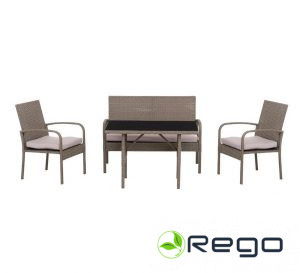 Dārza mēbeļu komplekts Antwerpen 4 daļas