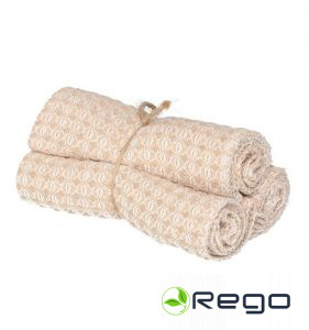 4Living virtuves dvieļi Oliver 3gab 25x25cm bēšīgi