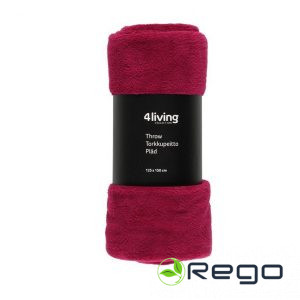 4Living pleds Gert 125x150cm sarkans