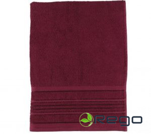 4Living vannas dvielis Sara 70x140cm vīna sarkans