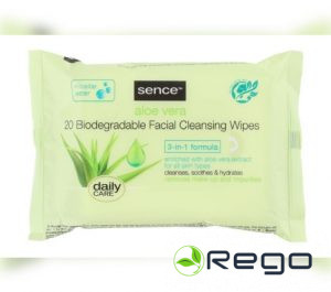 Aloe Vera sejas tīrīšanas mitrās salvetes