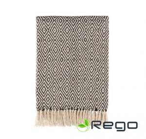 4Living pleds Arianna 130x165cm melns