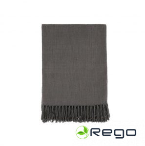 Fanni K pleds Porvoo 130x170cm granīta krāsā