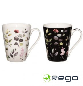 Krūze Amara 380ml ar ziediem