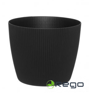 4Living puķu pods Magnolia ECO 30cm melns