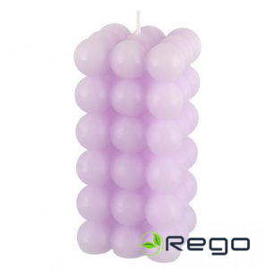 Burbuļsvece kvadrāts 12cm violēta