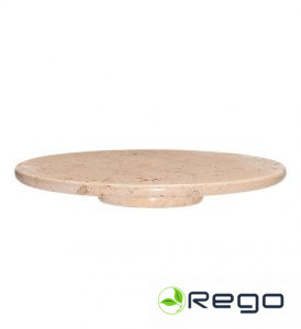 Maku Lazy Susan marmora paplāte, rotējoša 30cm