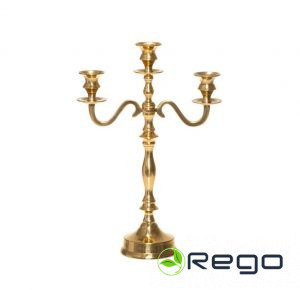 4Living svečturis Aatto 3 svecēm zelta