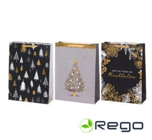 Winteria dāvanu maisiņš Modern 26x32x12cm