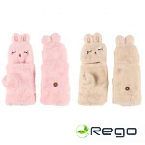 Acces siltināti cimdi Bunny mix