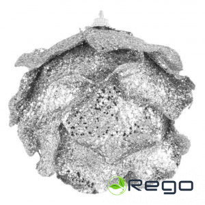 Winteria eglītes rotājums sudraba 8cm Snow Cone