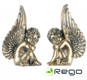 4Living dārza statuja Angel 19cm bronzas mix