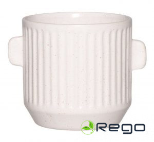 4Living puķu pods Spot 13cm balts