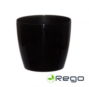 4Living puķu pods Magnolia 13,5cm melns