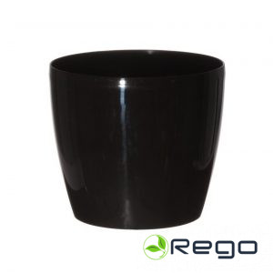 4Living puķu pods Magnolia 18cm melns