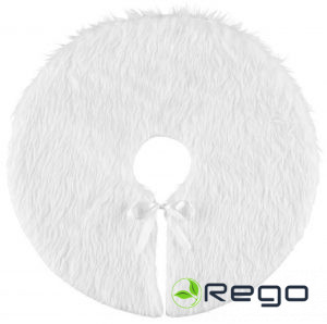 Winteria Ziemassvētku  paklājs zem egles ar mākslīgo pūku 40cm