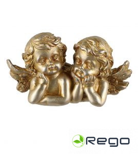 Winteria dekoratīvs enģeļu pāris 10cm