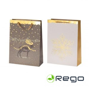 Winteria dāvanu maisiņš Golden L mix