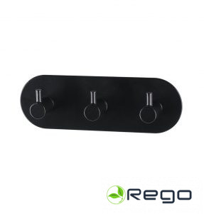 4Living sienas āķi 3gab Robin melns