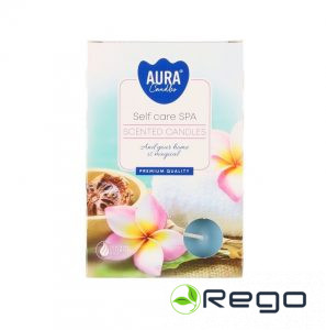 Aura aromātiskās tējas sveces 6gab Self Care SPA