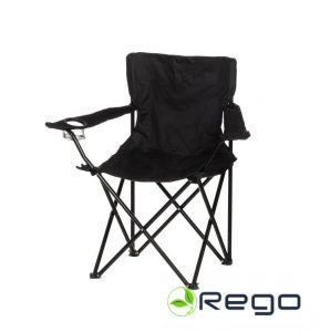 Atom kempinga krēsls ar pudeles turētāju, saliekams