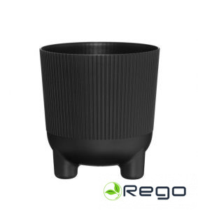 4Living puķu pods Aria Jumper 18cm melns