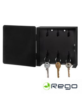 4Living atslēgu skapītis Nest melns