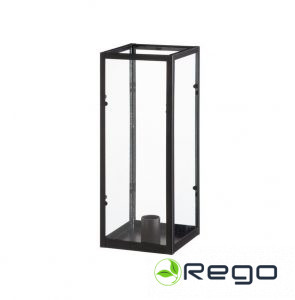 4Living svečturis galda svecei 28cm melns