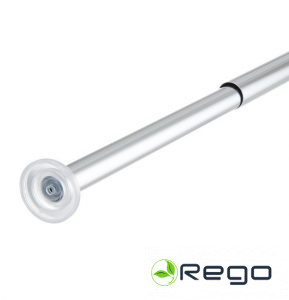 4Living dušas aizkaru stanga 70-120cm hroma