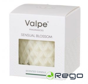 Valpe Crystal stikla svece Blossom