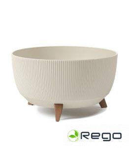 4Living puķu pods Roma Line 40cm bēšīgs