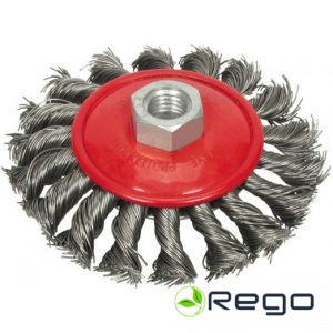 Diskveida birste D100mm tērauda ar vītni (694225)