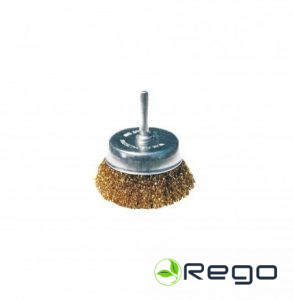 Koniska birste D75mm mis.gof.ar turētāju (694241)