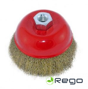 Koniska birste D125mm gof.ar vītni