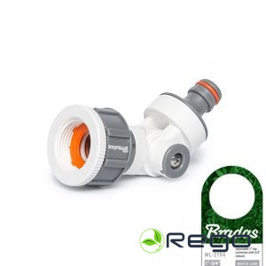 Stūra konektors WHITE LINE ar iekšējo vītni 1" - 3/4" F