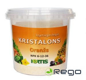Mēslojums kristalons 6-12-36(+3) Oranžs 1kg