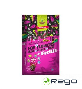 Komposta augsne puķēm ar perlītu 16L