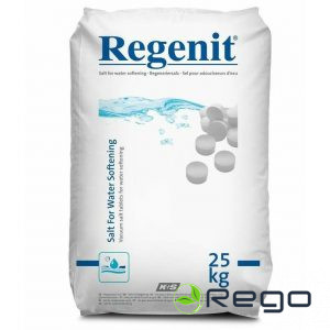 Sāls tabletes Regenit ūdens attīrīšanai 25kg Vācija (77395)