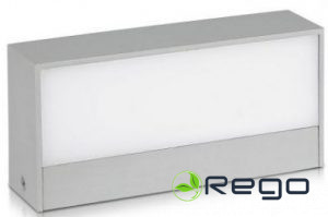 V-tac LED Fasādes gaismeklis, kvadrāta formas, V-TAC, IP65, alumīnija, silti bal