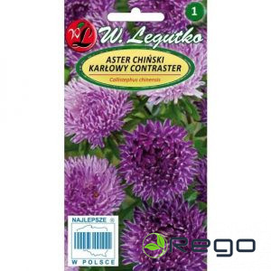 Asteres ķīnas zemās Contraster baltas un zilas 0.5g