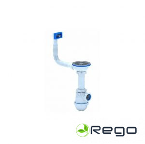 Virtuves izlietnes sifons 3 1/2' 40mm ar vertikālo pārplūdi A0145S, (83442)