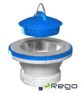 Noplūde izlietnei 1'1/2 x 70mm, ar korķi M105EU (83462)