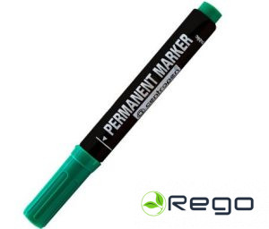 Centropen Marķieris Permanent Zaļš Konisks 2,5mm