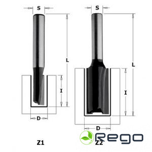 Frēzes asmens S=8mm, D=8mm