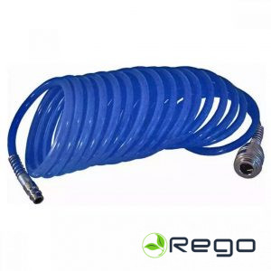 Pansam A533082 Saspiestā gaisa šļūtene, spirālveida, PE 15m, flex, diam. 5 x 8mm