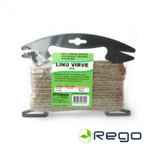 Linu virva vītā 6mm 10m
