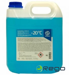 Logu tīrīšanas šķidrums, ziemas -20 etanols-citron 4L