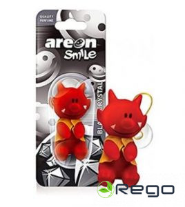 Areon Smile Auto gaisa atsvaidzinātājs Black-Crystal (AREASB03)