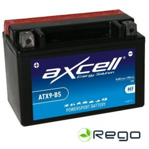 Axcell Akumulators MF 8Ah BATTERY-ATX9-BS, With Acid (AXC200066/ATX9-BS)